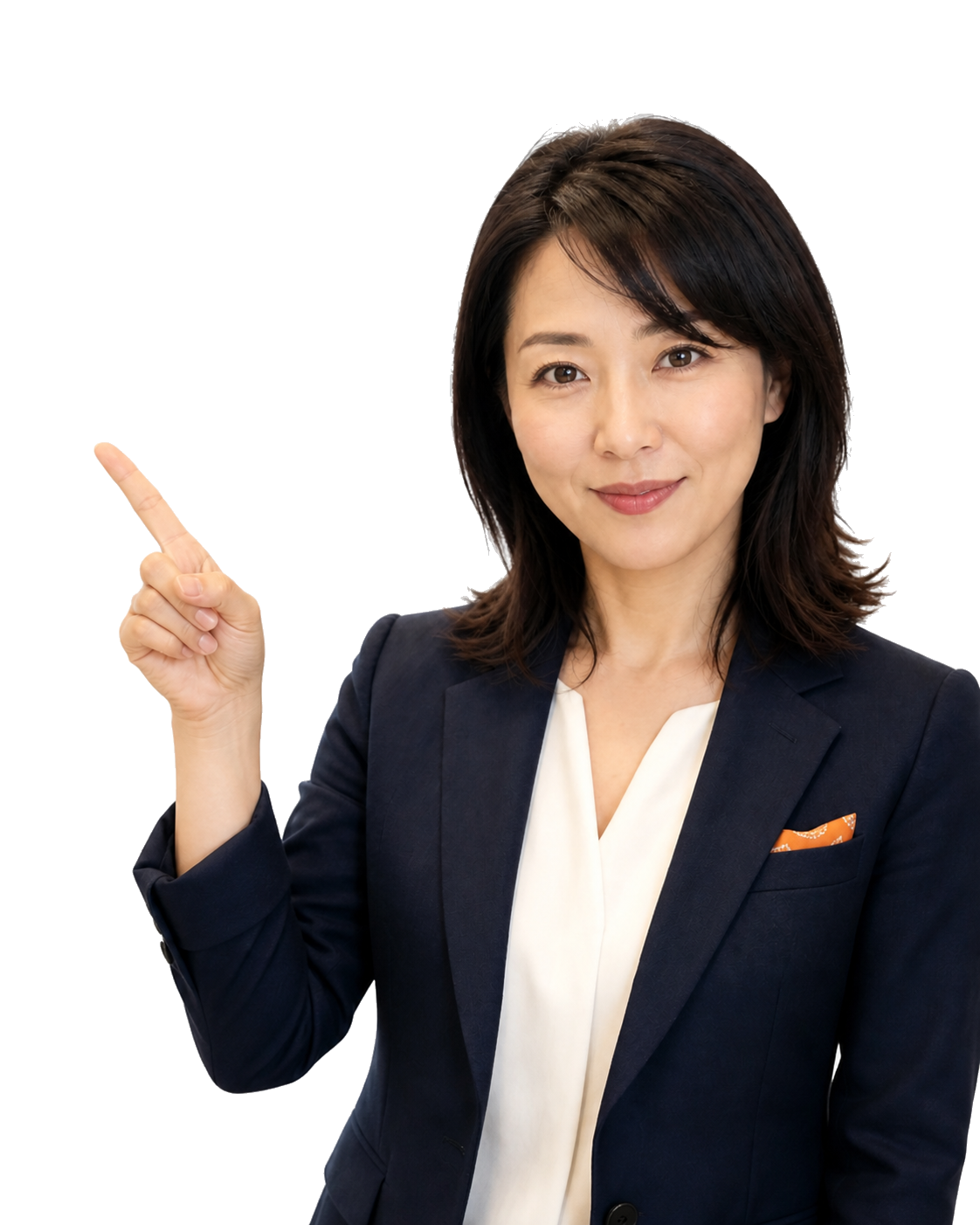 学習法を図解する女性講師