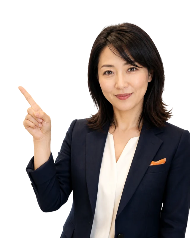 学習法を図解する女性講師